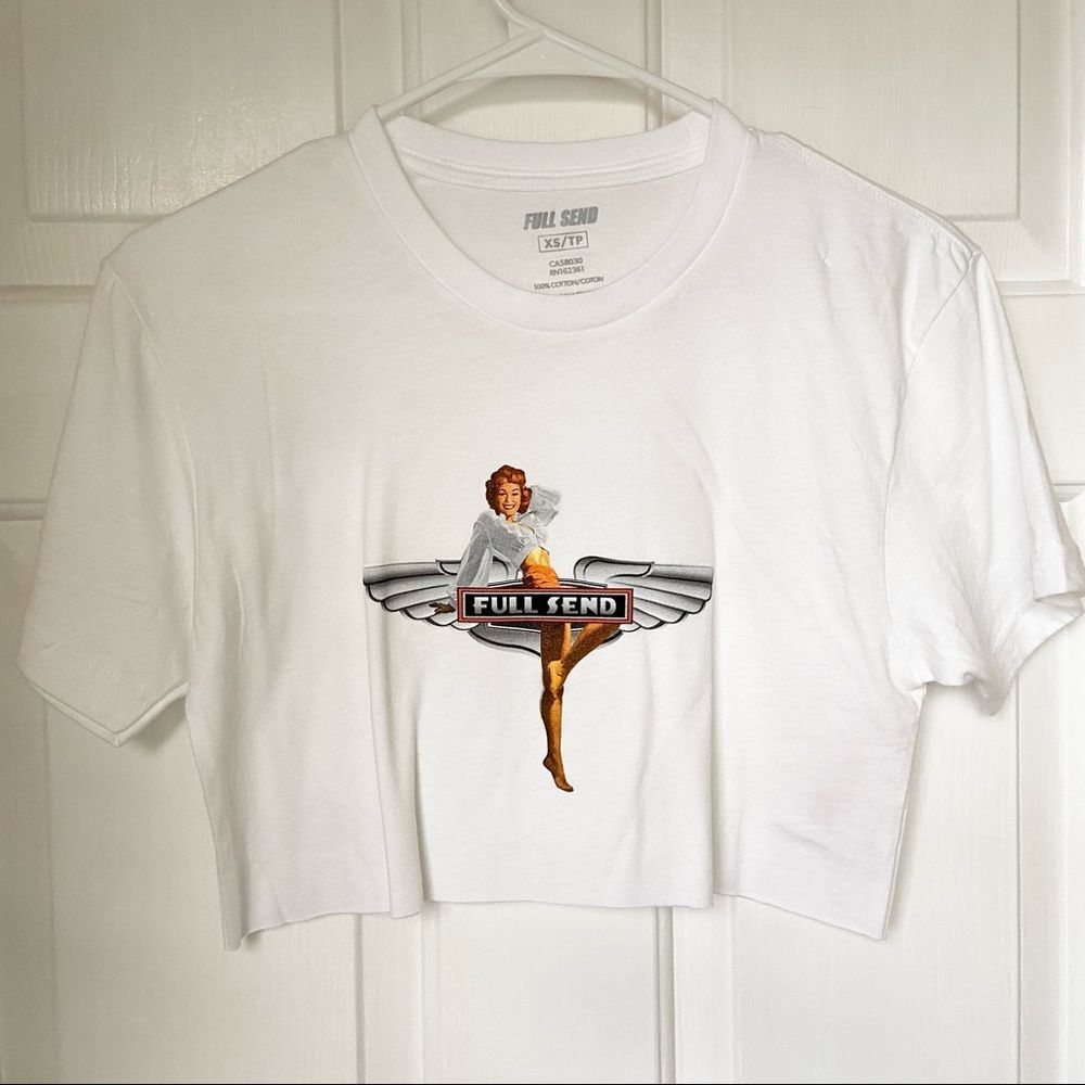 nelk boys - full send pin up crop tee